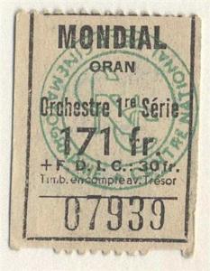 PLACE DE CINEMA DU MONDIAL D ORAN